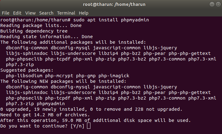 phpmyadmin