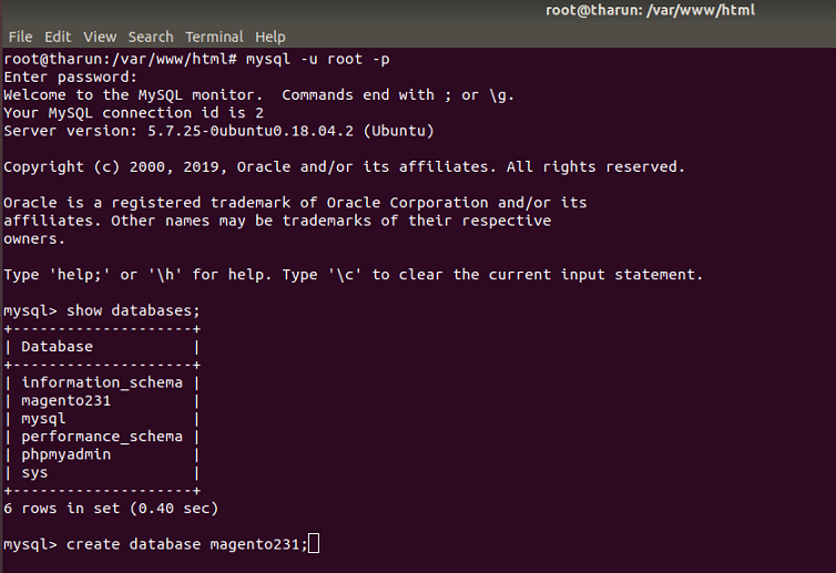 mysql