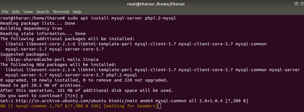 mysql